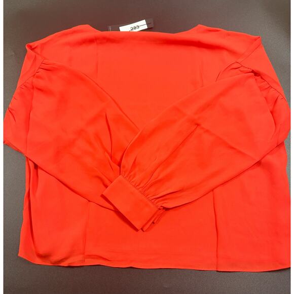 Krisa @ Revolve NWT Boatneck Blouse in Samba‎ Pullover Long Sleeves Size L - Picture 3 of 5